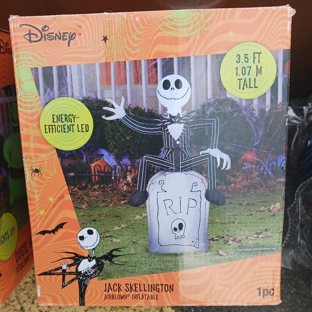 Disney Nightmare Before Christmas Jack Skellington Airblown Inflatable